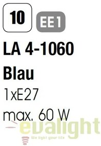 Veioza birou / Lampa cu clip Nemo Job LA 4-1060 blau OR