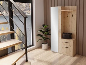 Mobilier hol Cless (Stejar artisan) (cu oglindă). 1104706