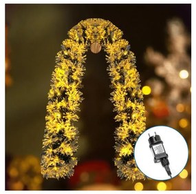 Aigostar - Decorațiune LED de Crăciun pentru exterior 112xLED/3,6W/230V 2m IP44 alb cald