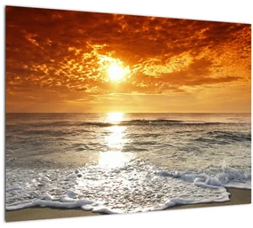 Tablou cu apus de soare din Corsica (70x50 cm)
