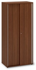 Dulap înalt cu uși glisante ProOffice 80 x 45 x 178 cm, nuc