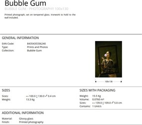 Tablou de perete decorativ Bubble Gum, 100x130cm