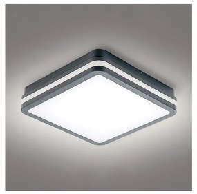 Corp de iluminat LED de exterior cu senzor Brilagi BENE LED/24W/230V 26x26 cm IP54