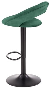 Scaun de bar H102 velvet verde