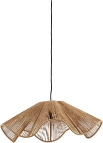 Lustră în culoare naturală cu abajur din iută ø 48 cm Fodara – Light &amp; Living