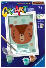 CREART PICTURA PE NUMERE PENTRU COPII URSULET DRAGUT - RAVENSBURGER (RVSPBN23603)