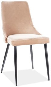 Scaun Culoare bej, PIANO B VELVET