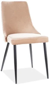Scaun Culoare bej, PIANO B VELVET