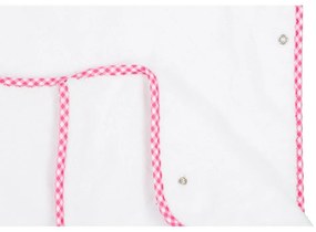 Sac de dormit pentru copii Tiseco Home Studio, alb- roz