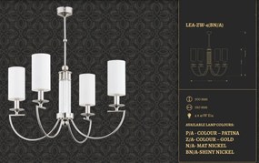 Candelabru 4 brate elegant design clasic realizat manual Lea