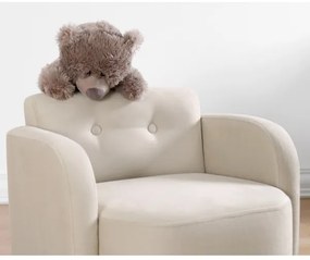 Fotoliu DORY pentru copii, crem