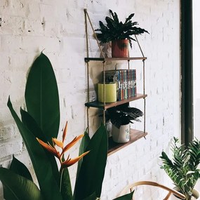 Etajeră suspendată 120x60 cm molid