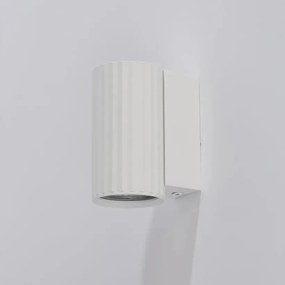 Aplica minimalista din aluminiu canelat Anna Wall 1 alb