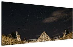 Tablou - Louvre nocturn (120x50 cm), în 40 de alte dimensiuni noi