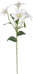 Lilie artificială albă, 60 cm