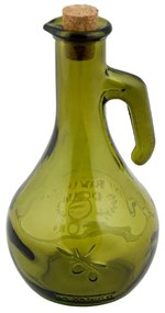 Olivieră din sticlă reciclată verde, 500 ml Olive - Ego Dekor