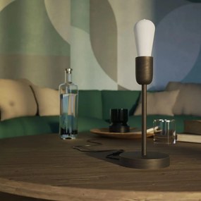 Veioza minimalista din alama Sputnik