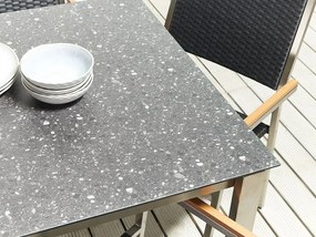 Set mobilier de grădină Cleopatra (negru ratan). 1078482