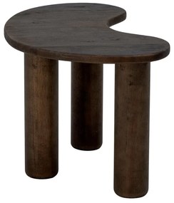 Măsuță de cafea maro închis din lemn de arbore de cauciuc 36x53 cm Luppa – Bloomingville