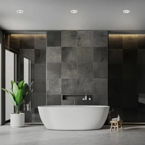 SET 3x corp de iluminat LED încastrat pentru baie Briloner 7041-036 LED/4,9W/230V alb