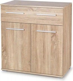 Comoda Lima KM1, stejar sonoma, PAL, 77x40x82 cm