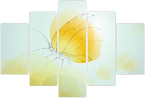 Tablou - Fluturele galben (150x105 cm)