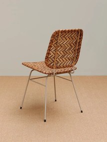 Scaun dining, maro, din rattan, Sayang