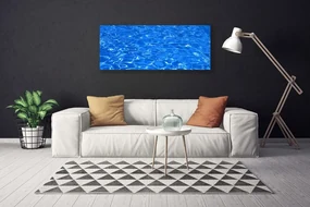 Tablou pe panza canvas Apa Art Albastru
