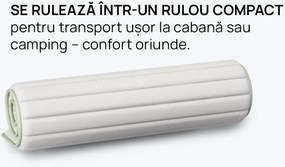 Topper din spumă cu memorie Smart Topper Aloe de la isleep
