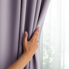 Draperie roz prăfuit termoizolantă/dimout (semi-opacă) 140x175 cm Kierra – Restilo