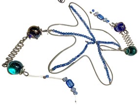 Ghirlanda decorativa BLUE SEAFISH, 130cm