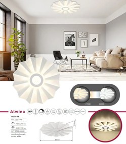 Plafoniera LED dimmabila cu telecomanda ALWINA