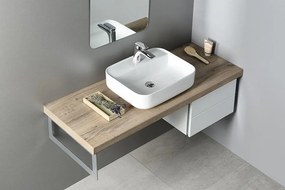 Chiuvetă albă din ceramică 50x40 cm Garda – Sapho