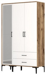 Dulap de haine Kiara RT (Nuc + Alb). 1088482