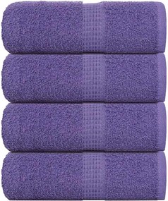 vidaXL Prosoape de baie, FROGN, 4 buc., violet, 30x30 cm, 360 g/m²