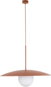 Lustră pe cablu SLATE 1xE27/15W/230V d. 65 cm cărămidă