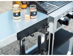 Bară magnetică pentru ustensile de bucătărie Black Outdoor Kitchen Ima, negru