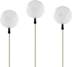 Set lămpi solare LED pentru grădină - 3 becuri de sticlă ce își schimbă culoare