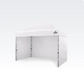 Cort de gradina 2x3m - cu 3 pereți - Alb