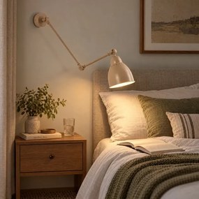 BRILAGI - Lampă de perete QUILL 1xE27/40W/230V 83 cm bej