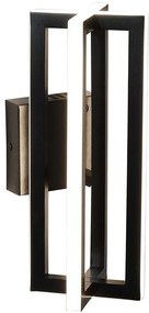 Aplica de perete LED design modern Belle negru
