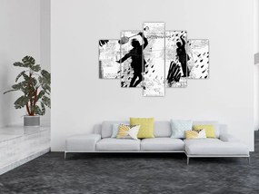 Tablou - Artă stradală - zarvă (150x105 cm)