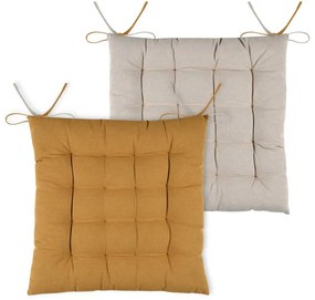 Perna pentru scaun cu legături DUO, 100% bumbac, 40 x 40 cm