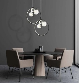 Lustra moderna design deosebit cu inel LED Maribel