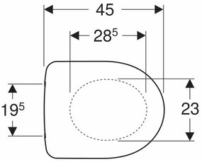 Capac wc Geberit Selnova