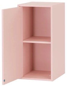 Boxie 1 ușă dulap de perete 80x40x37 cm roz