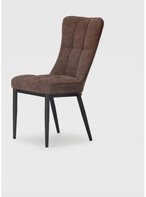 Scaune de dining maro 2 buc. Damon – Marckeric
