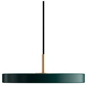 Lustră verde-închis LED cu abajur din metal ø 31 cm Asteria Mini – UMAGE