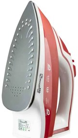 Fier de calcat Hausberg HB-7831RS, talpa inox, 2200W, rosu