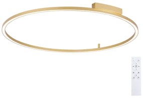 Brilagi - Corp de iluminat LED reglabil PORTOFINO LED/85W/230V, diam. 120 cm, auriu + telecomandă